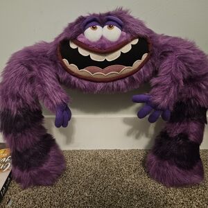 Purple Furry Monster Plush